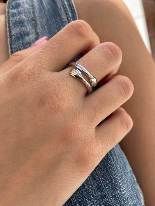 Pack Dos Anillos del Abrazo Plata