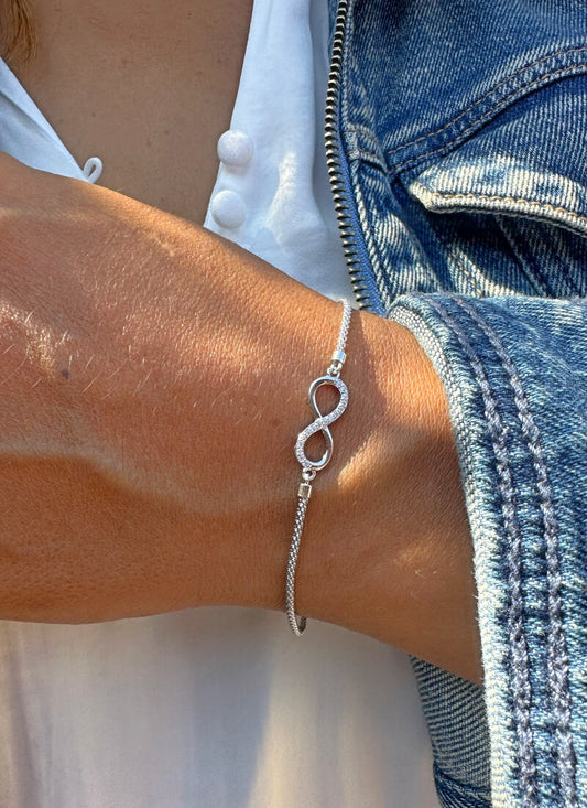 Pulsera Pop Infinito Plata
