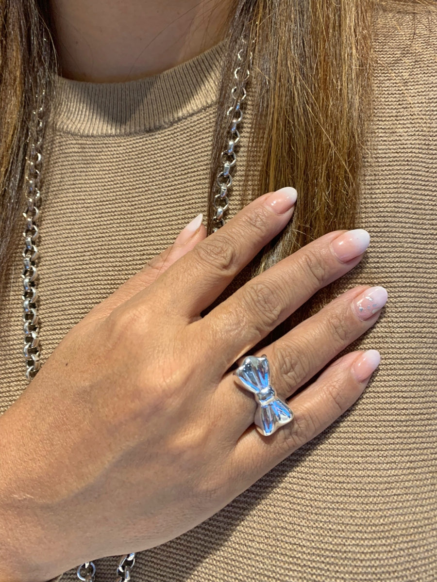Anillo Lazo Plata