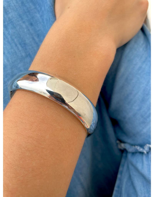 Brazalete Media Caña 15mm Plata