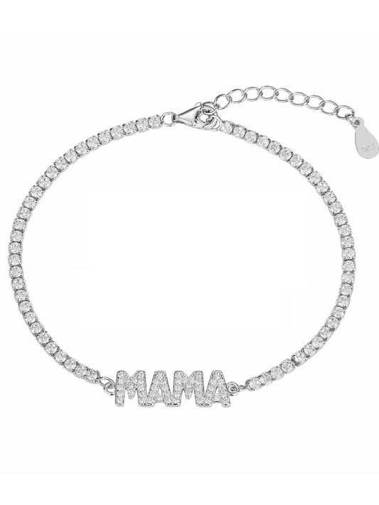 Pulsera Mamá Circonita Plata